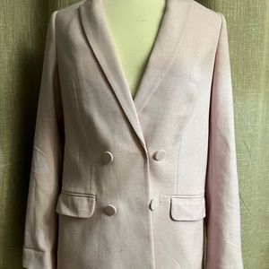 Pink blazer comes with matching trouser pants